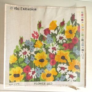 Floral Needlepoint Canvas